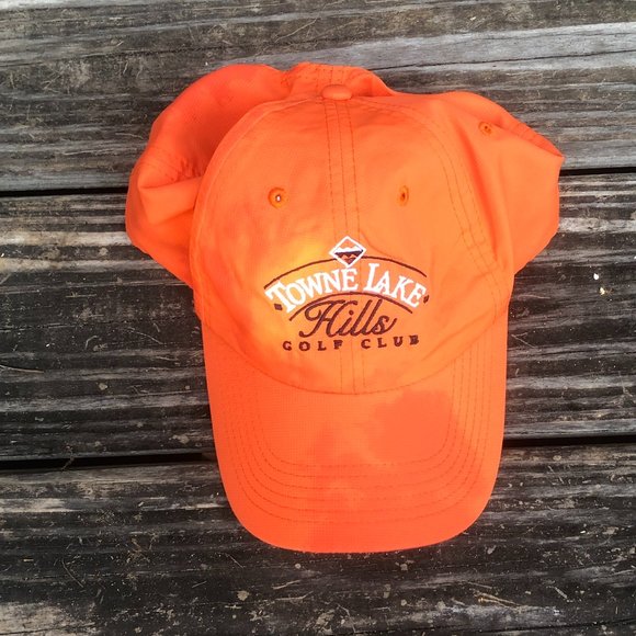 Imperial Orange Adjustable Golf Hat / Baseball Cap